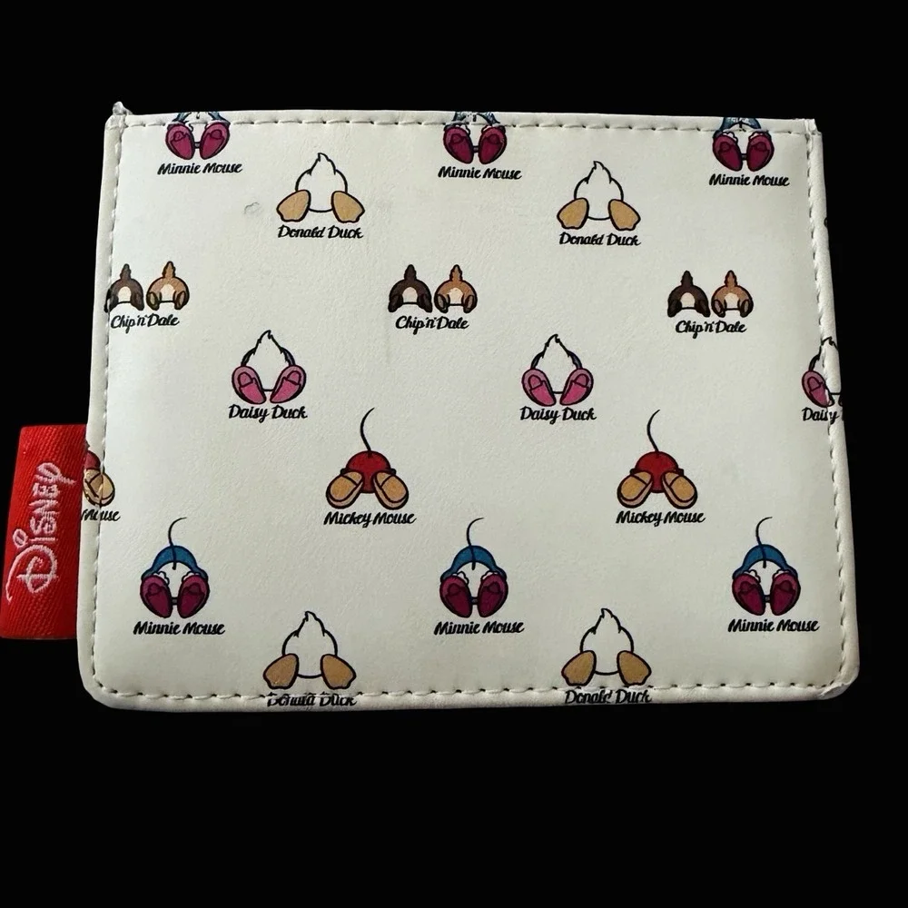 Loungefly Disney Mickey & Friends Bottoms Cardholder Minnie Donald Daffy Daisy - Picture 2 of 7